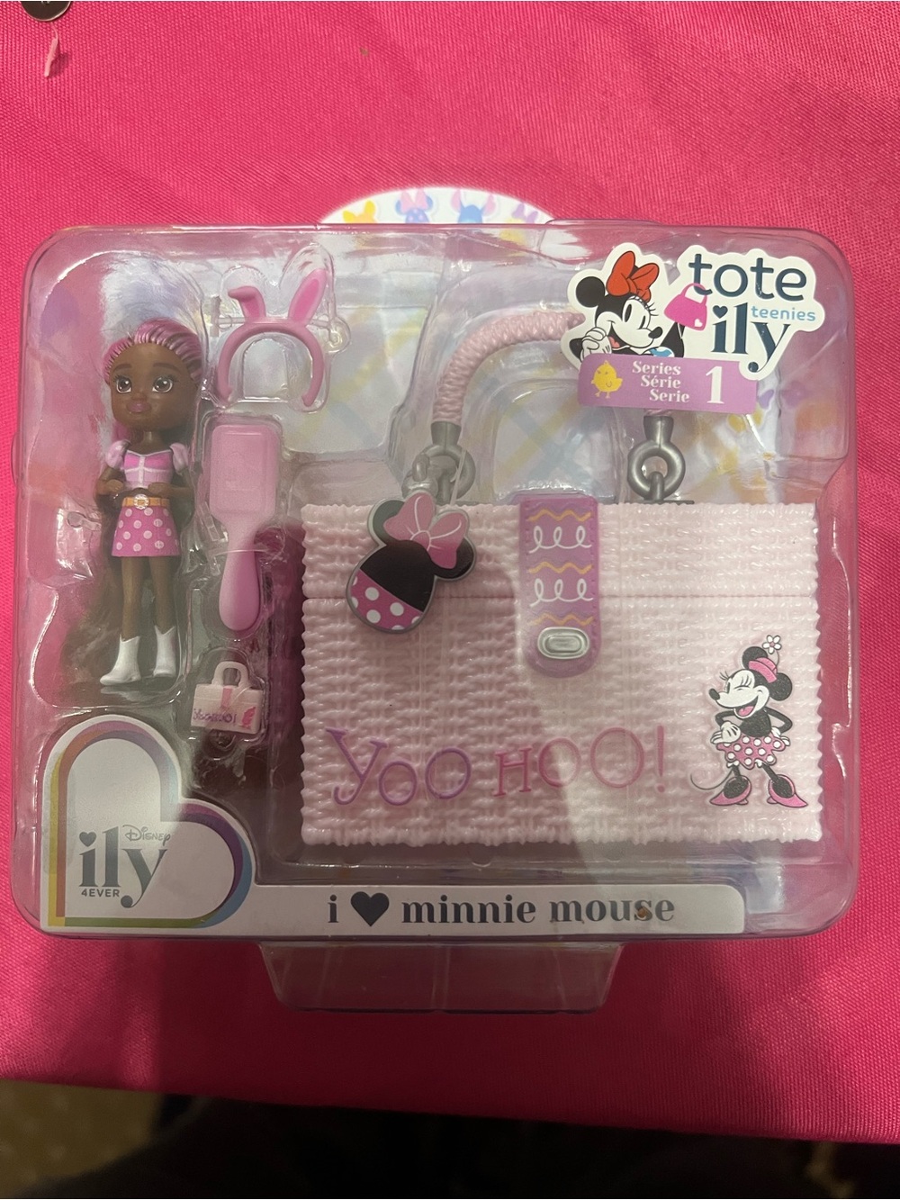 Disney I ♥ Minnie Mouse Pink Tote Teenies Fashion Set